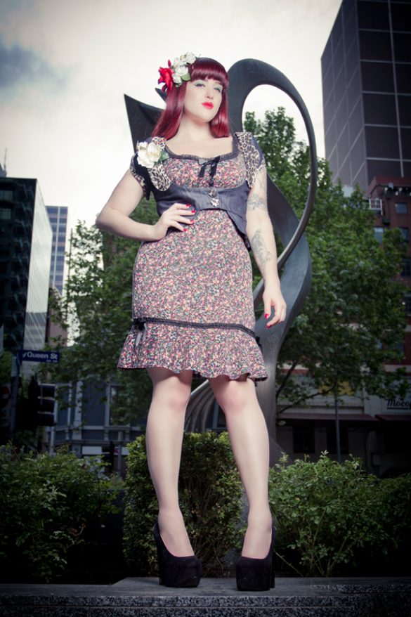 floral dress by Jessica Louise